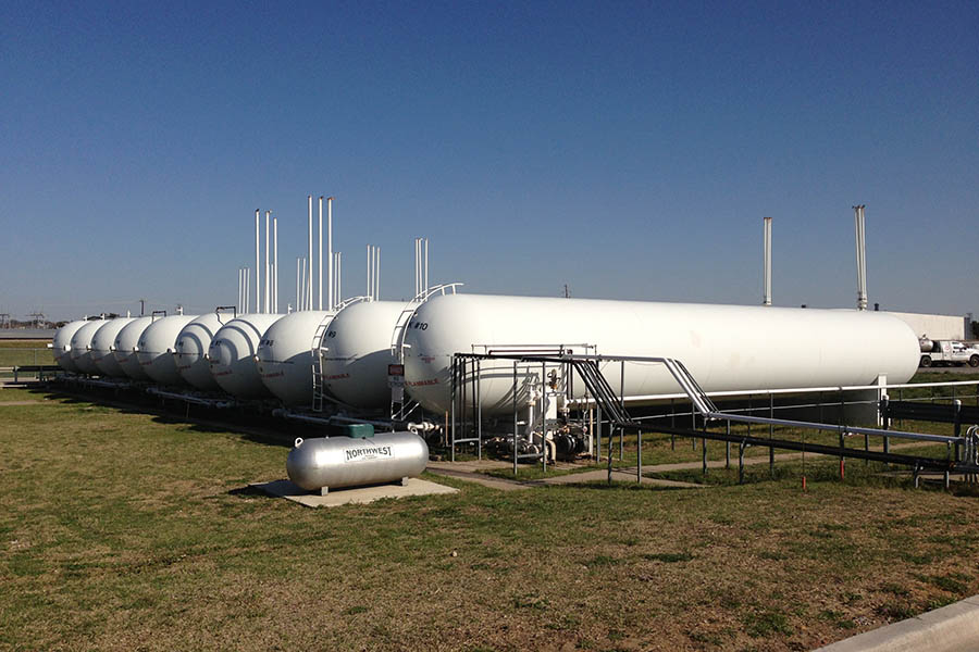 bulk propane storage