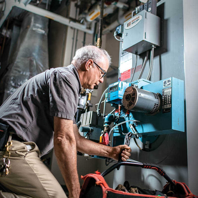 Commercial propane heating maintenance