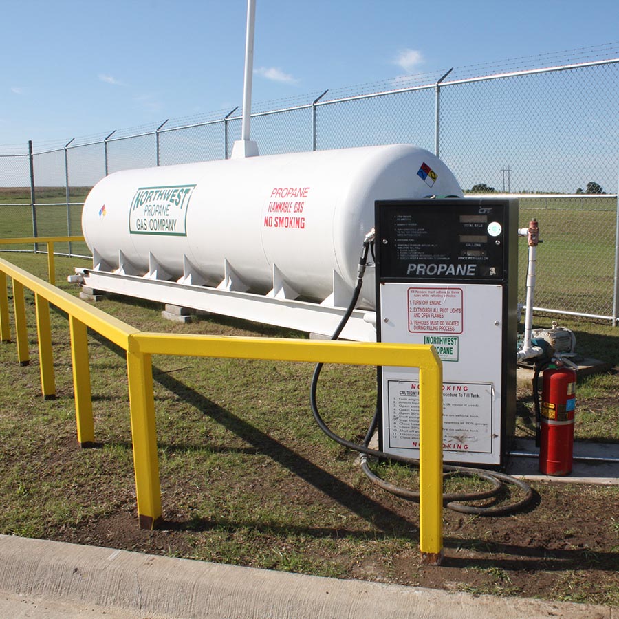 Northwest propane tank with fill station